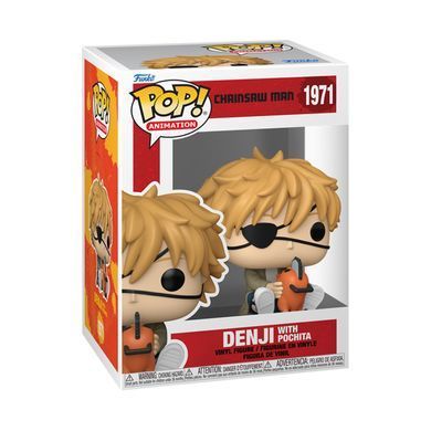 Ігрова фігурка FUNKO POP! аніме "Людина-Бензопила" - Денджи та Почіта