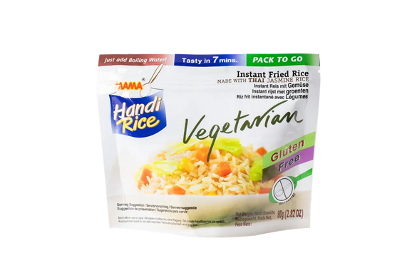 Рис швидкого приготування вегетаріанський Vegetarian Handi Rice MAMA 80 г