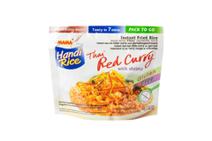 Рис швидкого приготування з креветками в соусі червоне карі без глютену Thai Red Curry with shrimp M