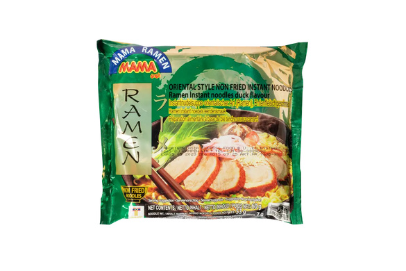 Локшина РАМЕН швидкого приготування з качкою RAMEN Instant noodles DUCK Flavour MAMA 60 г