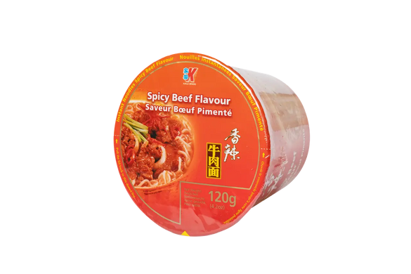 Лапша быстрого приготовления с острой говядиной в стаканчике Spicy Beef Flavour Big Bowl CUP KAIL