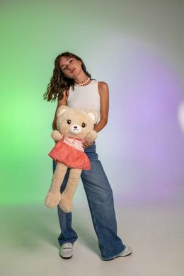 Іграшка м'яка "Ведмедик у платті", 80 см, 80 см