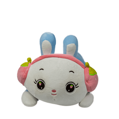 Игрушка мягкая Кролик в цветной кофточке 60 см, 60 см