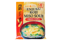 Суп Мисо быстрого приготовления с жареным тофу Enjuku Koji Miso Soup fried tofu HIKARI MISO 153 г