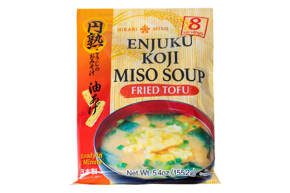 Суп Місо швидкого приготування з смаженим тофу Enjuku Koji Miso Soup fried tofu HIKARI MISO 153 г
