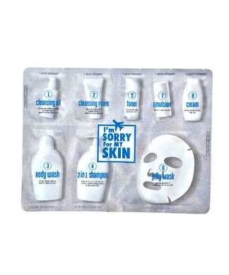 Набір для подорожей, маска, Ultru I`m sorry for my skin 8 Step TravelJelly Mask