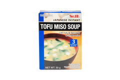 Суп Мисо быстрого приготовления с тофу Aka Miso Soup with tofu S&B 30 г (3шт)