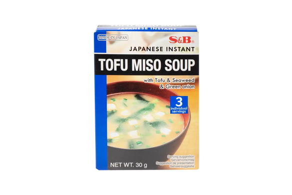 Суп Місо швидкого приготування з тофу Aka Miso Soup with tofu S&B 30 г (3шт)