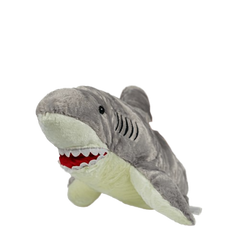 Игрушка мягкая Белая Акула 80см, 80 см