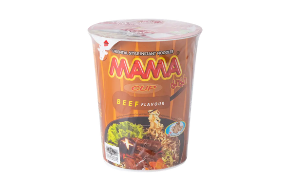 Лапша быстрого приготовления с говядиной в стаканчике BEEF Flavour CUP MAMA 70 г