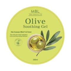 Заспокійливий та відновлюючий гель для тіла та волосся з екстрактом оливок MBL Olive Soothing Gel, 3