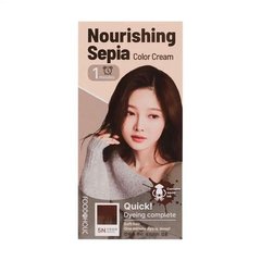 Натуральна корейська крем - фарба для волосся FOODAHOLIC NOURISHING SEPIA COLOR CREAM림 5N DARK BROWN
