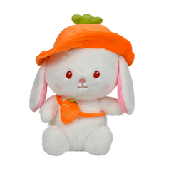 Іграшка м'яка Кролик з морковкою 40 см, 40 см