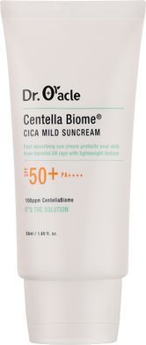 Солнцезащитный крем для лица легкий успокаивающий Dr. Oracle Centella Biome Cica Mild Suncream SPF